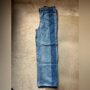 Wide Leg Striped Fashion Jeans 26